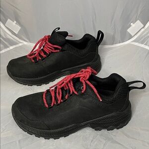 Merrell Forestbound Waterproof Low-Rise Hiking Shoes w/ Pink Laces - Size 5